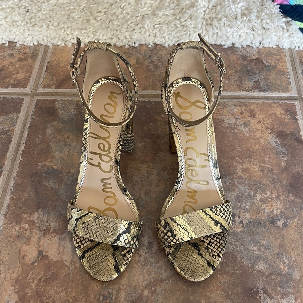 Sam Edelman heels snake